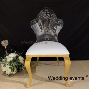 Acrylic led banquet chairs