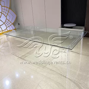 Glass Rectangle Dining Table