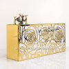 Bar Counter for Sale Gold Rose Design Carved