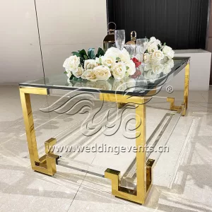 Glass Cake Table Hire