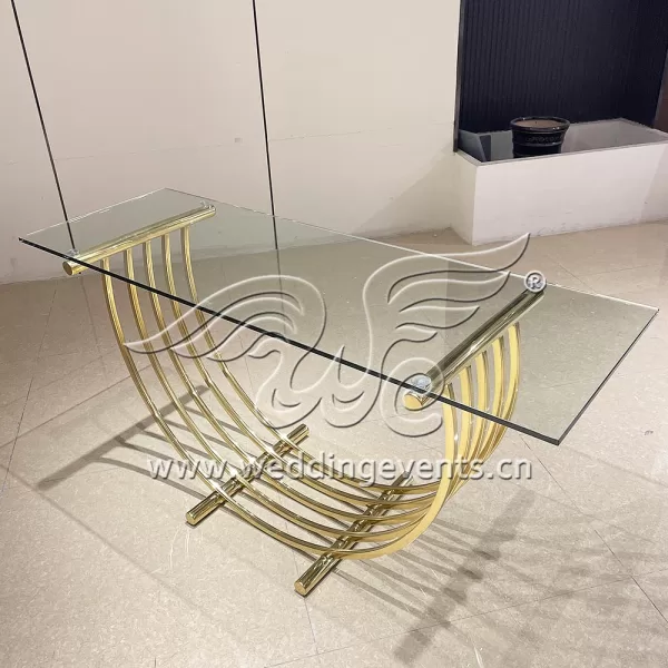 Glass Cake Table