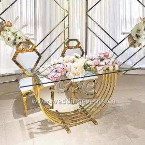 Glass Cake Table
