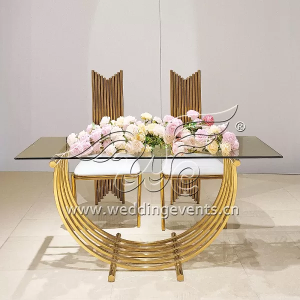 Glass Cake Table