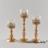 Candlesticks For Wedding Golden Metal Candle Holder