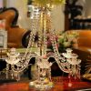 Candelabrum Centerpiece Crystal Wedding Decorations