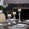 Candle Holder Decor Crystal Candlestick Centerpieces