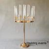 Candelabra Golden Wedding Party Table Candlesticks