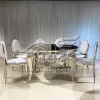 Round Wedding Tables for Sale Silver Stainless Steel