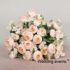 Decoration Flower Light Yellow Color Wedding