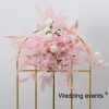 Fake floral decor event wedding arch artificial flowers