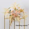 Artificial flowers wedding arch use