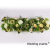 Fake roses different colors artificial flower row