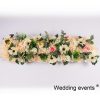 Wedding Flower Row Backdrop Wall Rose Panel Decor
