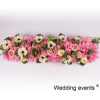 Artificial flowers for wedding event stage