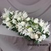 Flower row decor wedding road guide arch decor