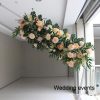 Flower rows for sale silk arch decor wedding