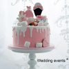 Wedding cake artificial fondant fake models