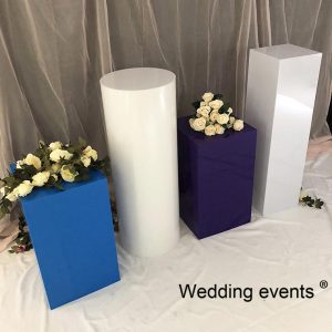 wedding floral columns