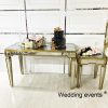 Wedding reception dessert table stainless steel frame