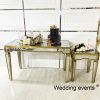 Wedding reception dessert table stainless steel frame