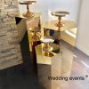 Pillar stands for party Hexagon design stainless steel