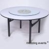 Folding Banquet Tables 5 ft Round Outdoor