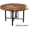 Dining folding tables 5 ft camper round