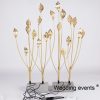 Wedding lights freely shaped golden leaf road guide