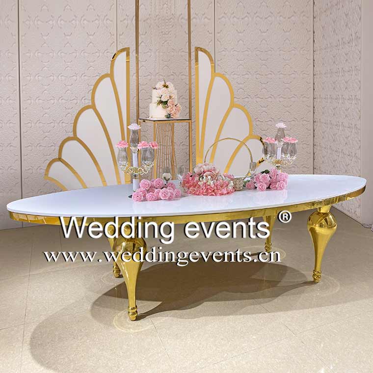 Modern Oval Dining Table Luxury Marble Top – Weddingevents