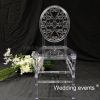 Banquet wedding chair clear acrylic