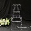 Throne Wedding Chair Rentals Crystal Clear Plastic