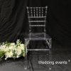 Chair for wedding couple dining durable plastic