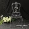 Wedding chair for sale transparent crystal clear