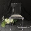 Wedding bridal chair acrylic event