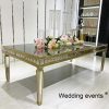 Rectangle wedding tables restaurant stainless steel