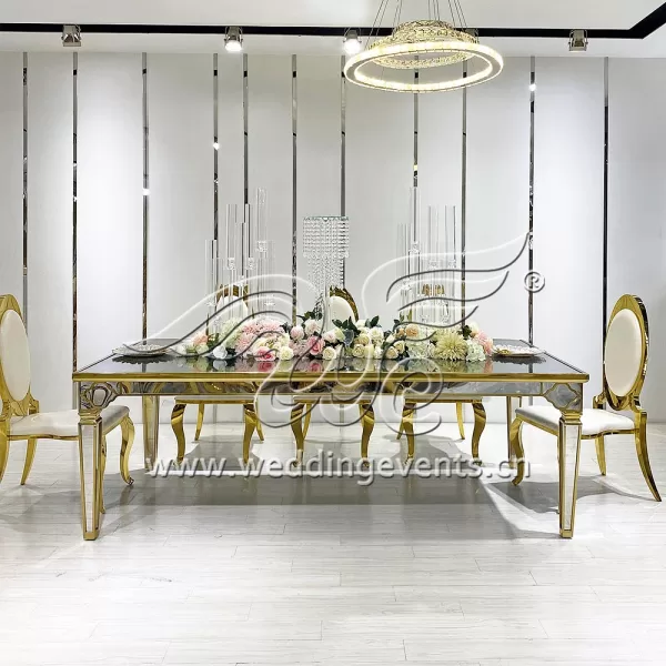 Bride Groom Wedding Table Luxurious