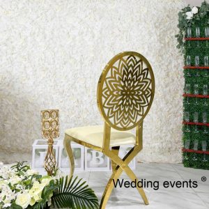 metal wedding chair
