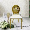 Wedding Throne Chair Gold Stainless Steel