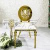 Wedding Throne Chair Gold Stainless Steel