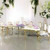 S shaped wedding table MDF Top