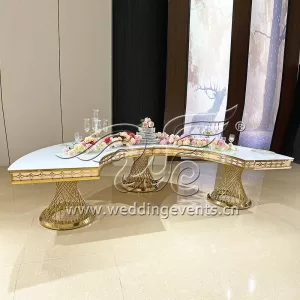 Half moon wedding table