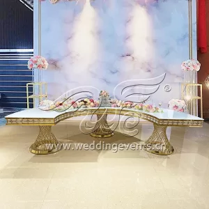 Half moon wedding table