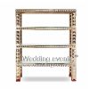 Wine Rack Shelving 4 Level Rose Gold Stainless Steel