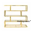 Commercial wine racks gold stainless steel