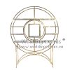 Wine Rack Holders Round Stainless Steel Golden Metal