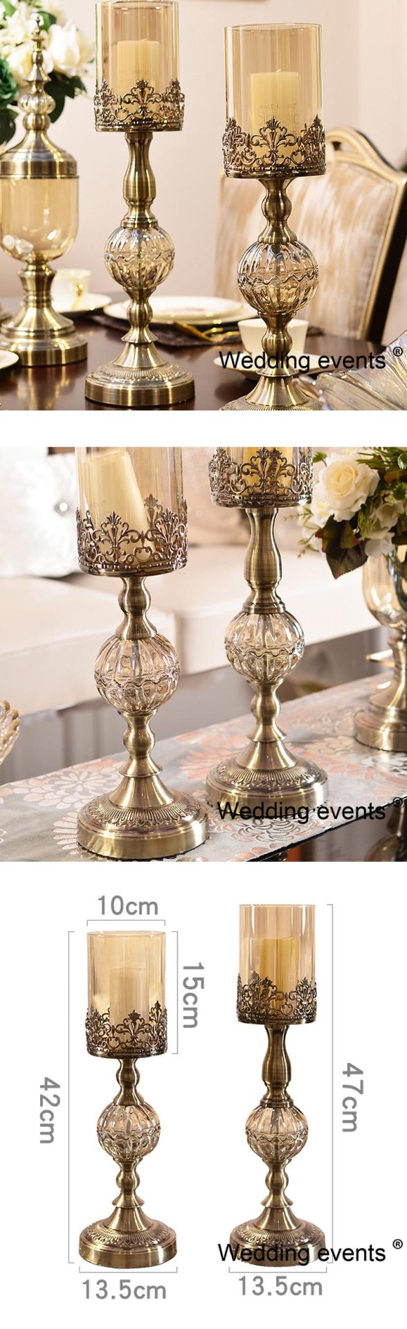 Metal Candlesticks Holders