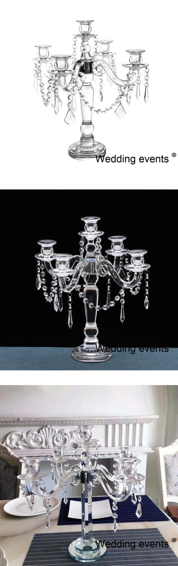 Crystal Candlesticks For Sale