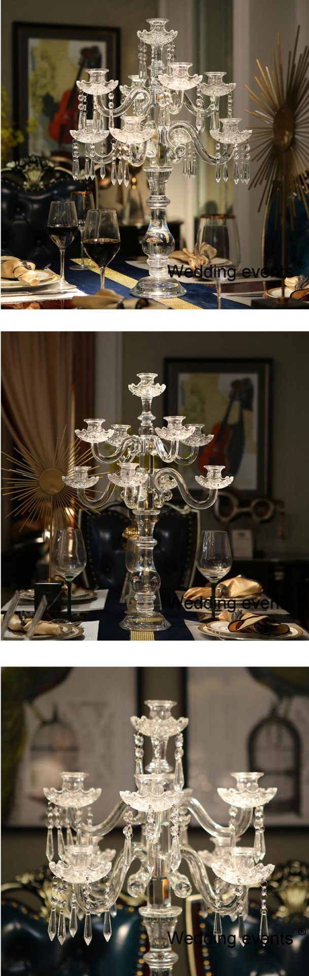 Crystal Candlesticks