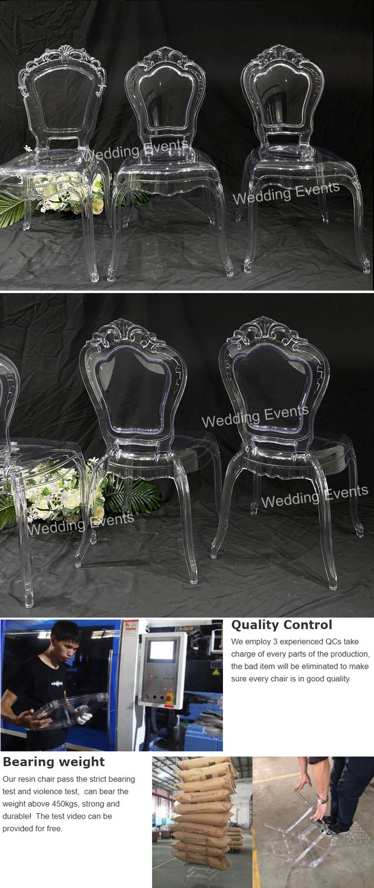 Rental wedding chair