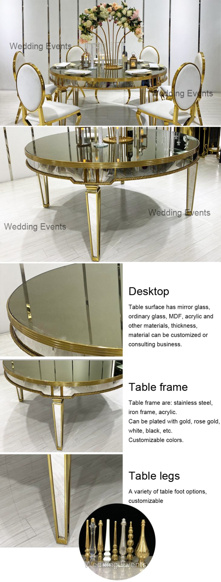 Round Wedding Table